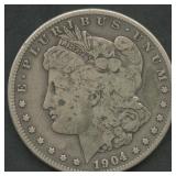 1904-S Morgan Silver Dollar