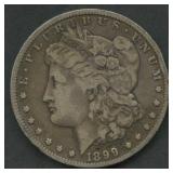 1899-O Micro O Morgan Silver Dollar