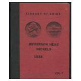 Old Red Library of Coins Album:  Jefferson Nickels