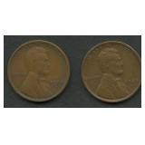2- 1922-D Lincoln Head Cent
