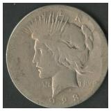 1923 Peace Silver Dollar