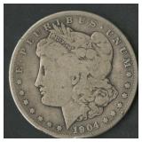 1904-S Morgan Silver Dollar