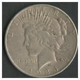 1934-D Peace Silver Dollar