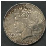 1934 Peace Silver Dollar