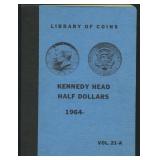 Old Blue Library of Coins Album:   Kennedy Halves