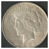 1923 Peace Silver Dollar