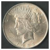 VAM-3 (?) 1923 Peace Silver Dollar Doubled Rev