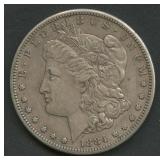 1884-S Morgan Silver Dollar