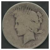 1922 Peace Silver Dollar