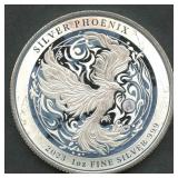 2023 Niue $2 Silver Phoenix Proof .999 Silver 1 oz