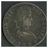 1821 Mexico Zacatecas 8 R .903 Silver 27.1 g