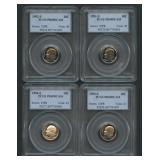 4- Mixed Roosevelt Dimes PCGS PR69 DCAM