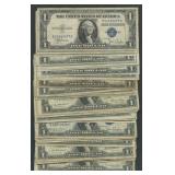 50- Mixed 1935 $1 Silver Certificates Blue Seal