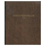 Complete Set of Eisenhower Dollars Dansco Album