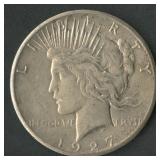 1927 Peace Silver Dollar