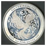 2023 Niue $2 Silver Phoenix Proof .999 Silver 1 oz