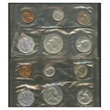 1961 and 1962 5-Coin Proof Sets