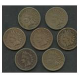 7- 1860 Copper-Nickel Indian Head Cents