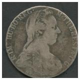 Austria 1780 Maria Theresia 1 Thaler .833 Silver