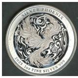 2023 Niue $2 Silver Phoenix Proof .999 Silver 1 oz