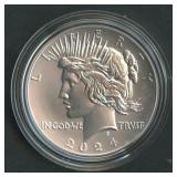 2024 Peace Silver Dollar UNC .999 Silver