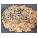 Bag of 1000- Mixed Lincoln Wheat Cents 1909-58