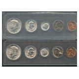 1964 and 1964-D 5-Coin Mint Sets