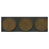 3- 1922-D Lincoln Head Cents