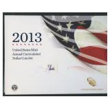 2013 US Mint Annual Uncirculated Dollar Coin Set