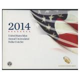 2014 US Mint Annual Uncirculated Dollar Coin Set