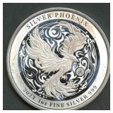 2023 Niue $2 Silver Phoenix Proof .999 Silver 1 oz