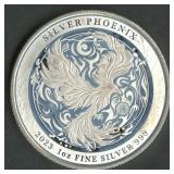 2023 Niue $2 Silver Phoenix Proof .999 Silver 1 oz