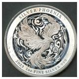 2023 Niue $2 Silver Phoenix Proof .999 Silver 1 oz