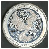 2023 Niue $2 Silver Phoenix Proof .999 Silver 1 oz