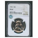 1962 Franklin Half Dollar NGC PF 67