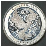 2023 Niue $2 Silver Phoenix Proof .999 Silver 1 oz