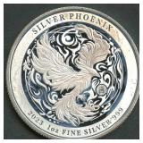 2023 Niue $2 Silver Phoenix Proof .999 Silver 1 oz