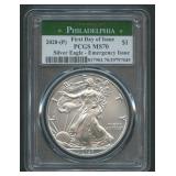 2020 (P) ASE Silver Eagle PCGS MS 70