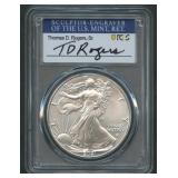 2021 Type 2 ASE Silver Eagle PCGS MS 70