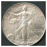 2005 ASE American Silver $1 Eagle