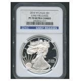 2010-W ASE Silver Eagle PF 70 Ultra Cameo