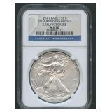 2011 ASE Silver Eagle NGC MS 70