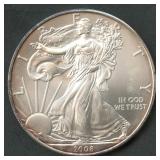 2008 ASE American Silver $1 Eagle