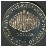 1987-S US Constitution $1 .900 Silver Round