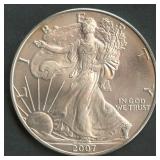 2007 ASE American Silver $1 Eagle