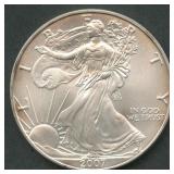 2007 ASE American Silver $1 Eagle