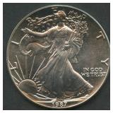 1987 ASE American Silver $1 Eagle