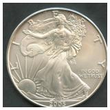 2005 ASE American Silver $1 Eagle