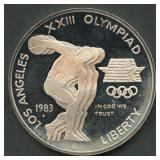 1983-S Proof LA Olympics $1 .900 Silver Round