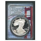 2021-S ASE Silver Eagle Type 2 PCGS PR69 DCAM
